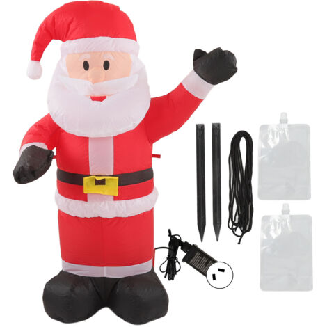 Gonflable de Noël avec lumières DEL de Gemmy 41 L. x 42 po h. Père Noël