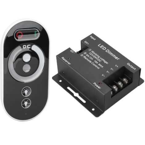 TélécommandesLumières LED, Télécommandes Contrôleur LED sans Fil LED Gradateur LED, DC 12V 24V LED Télécommande sans Fil pour Bandes Lumineuses