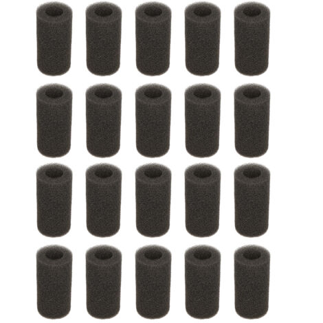 20 Pcs Aquarium Fish Tank Entrée D'eau ponge Filtre Protecteur Couverture Remplacement Accessoires Grand Trou