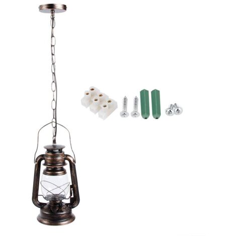 Lanterne Vintage, lumière extérieure anti-âge haute luminosité, pour cuisines cafés bars salons couloirs (1/5)