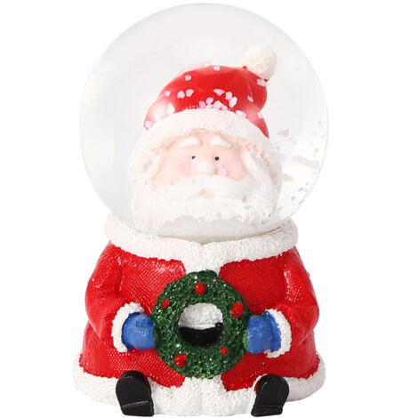Boule de de Noël, Lumière LED Intégrée, 1 Pile Bouton Lr1130, Un Excellent Cadeau pour la Famille et Les Amis. (1/5)