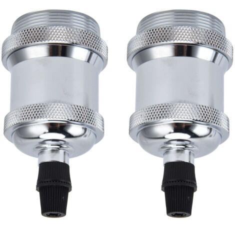 Douille de Lampe Vintage Douille à Vis Douille E26 Accessoires d'éclairage avec E27 Aluminium Antique 2 Pièces Rétro pour Support de Lumière Montage Vis Support Affiche (1/5)