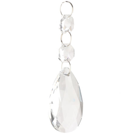 1 pièces de cordes suspendues en verre cristal Transparent accessoires de décoration artisanale(2) (1/5)
