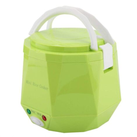 1.3L Cuiseurs à Riz pour Camion Boîte Déjeuner Chauffante Boîte à Repas Électrique 24V Pour Les Chauffeurs Réchauffer Les Plats (Green)