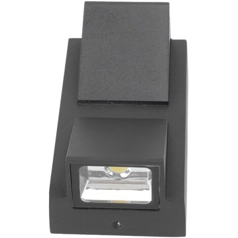 Lampes Murales D'extérieur à LED vers le Haut et vers le Bas 2W AC85‑265V Lampes Murales D'extérieur étanches pour Porche, Terrasse, Garage (1/5)