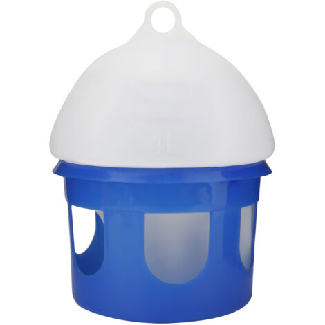 Abreuvoir automatique de distributeur d'eau de distributeur d'eau de mangeoire de pigeon d'oiseau de grande capacité (4L) (1/5)
