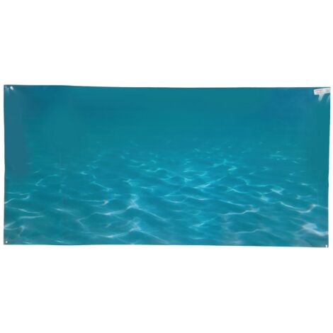 Fish Tank Fond Autocollant PVC Auto-Adhésif 3D Mer Motif Aquarium Affiche Décoration61x41cm