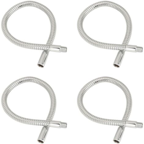 4 Pcs Lampe LED Tube Col de Cygne Flexible Accessoires de Lampe de Table Tuyau Métallique en Aluminium 35cm