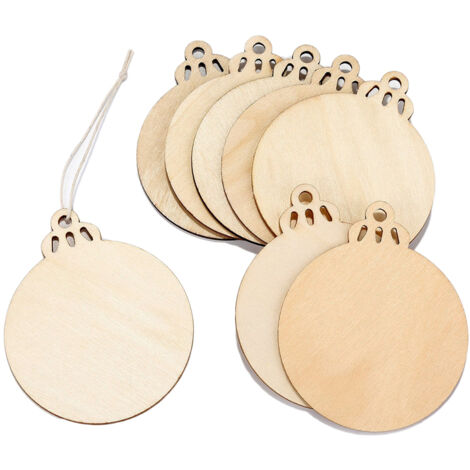 Zontween Lot de 20 mitaines en bois brut avec ficelles, art, Noël, mariage, anniversaire, Thanksgiving Day Decoration