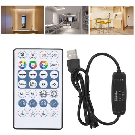 Led Controller Port Ceinture Lumineuse Dream Color App Rgb Usb pour Mode Musique pour Phantom Color Led Strip Lights (1/5)