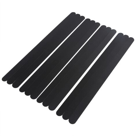 Salle de bain Anti Slip Tape Safety No Skid Strip Adhésif Autocollant pour Baignoire Plancher En Céramique Noir (1/5)