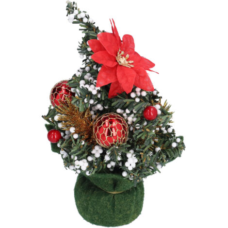 Décoration de sapin de Noël artificiel - Couleurs vives innovantes pour le salon à la maison et au bureau (tissu non tissé) (1/5)