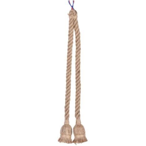 Lampe à corde, E27 Douille,  E27 Douille Rétro Base de Lampe Abat-jour Vintage Lampe Suspension en Corde pour Salon, Restaurant, Café, Couloir et Soirée à Thème, Corde de Chanvre et Fil de Cuivre (1/5)
