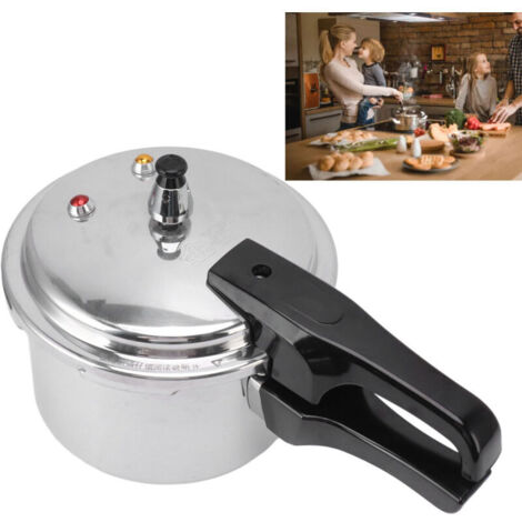 Autocuiseur vapeur en acier inoxydable, Appareil de cuisson à pression, Cocotte-minute,Acier inoxydable, Plastique, 18cm, 3L
