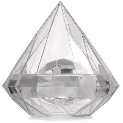 Boîte à Bonbons Créative pour Mariage, Boîtes à Bonbons en Forme de Diamant pour Mariage, Fête Prénatale, Noël (Z) (1/5)