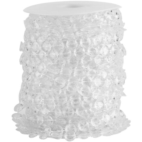 Perles de décoration, Rideau de Perles durables, pour Salon à la Maison(Transparent) (1/5)