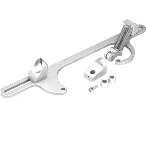 Support de cble d'accélérateur en aluminium billette pour carburateur Holley 4150 & 4160 Series Siver (1/5)
