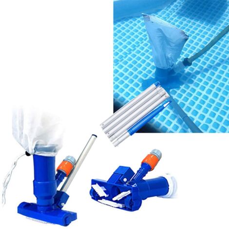 Aspirateur de Piscine, Kit d'entretien pour Piscine, Piscine Aspirateur de Piscine Portable Nettoyer la Brosse (1/5)