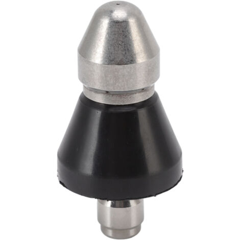 Buse de nettoyage de tuyaux d'égout G1/4, buse de jet d'égout à pression en acier inoxydable pour déboucheur de tuyaux, accessoires de nettoyage (1/5)