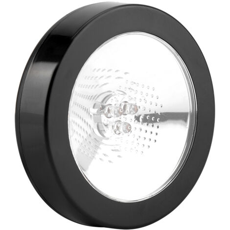 Tasse sous-verre de bouteille de vin avec lumière LED changeante coque noire lumière blanche pas de batterie incluse (1/5)