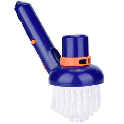 Brosse de Nettoyage pour Coin de Piscine Brosse d'angle de Piscine Brosse pour Nettoyer et Aspirer Le Fond de la Piscine (1/5)