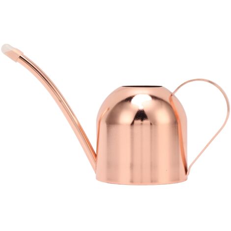 Arrosoir pour maison bonsa jardin fleur extérieur plantes d'intérieur Long bec Pot acier inoxydable or Rose (1/5)