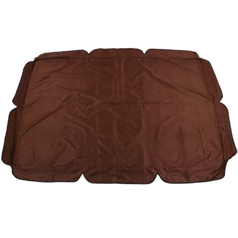 Balanoire extérieure auvent jardin cour chaise berante étanche couverture anti-poussière 210D argent enduit tissu Oxford balcon balanoire auvent café (1/5)