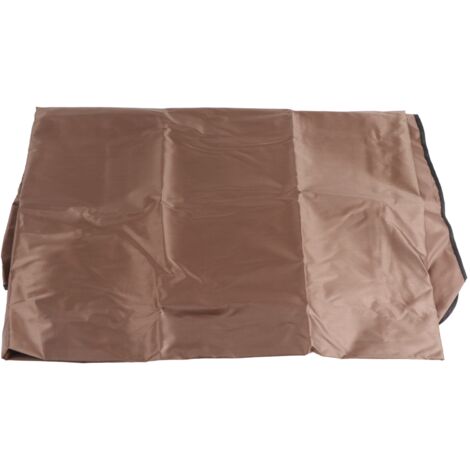 Balanoire extérieure auvent argent enduit Oxford tissu étanche balanoire chaise couverture supérieure pour jardin pare-soleil accessoire marron (1/5)