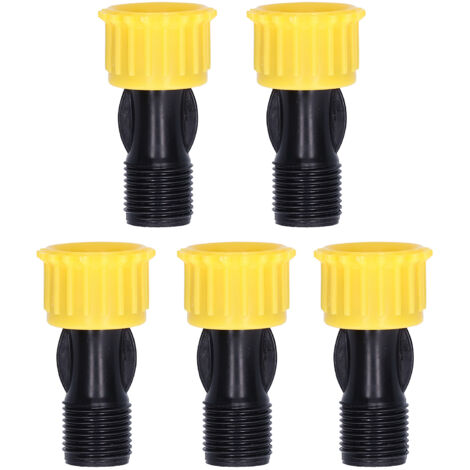 5 pièces G3/8 buse de pulvérisation à filetage mle 4 trous buse de pulvérisation droite accessoires de pulvérisateur électrique