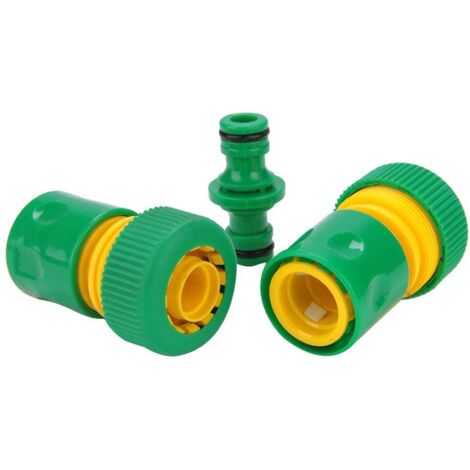 Adaptateur de tuyau, connecteur de tuyau de durabilité maximale difficile à briser, connecteur de tuyau de jardin rapide et facile à connecter pour serre de porche de jardin patio (1/5)