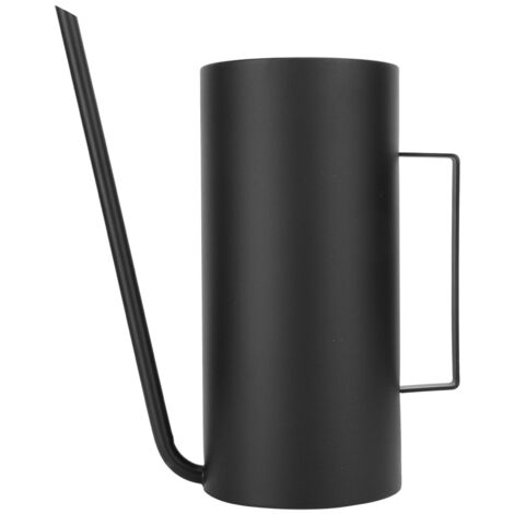 Acier Inoxydable Long Bec Fleur Plante Arrosoir Pot pour Patio Jardin Pelouse Noir 1.5L (1/5)