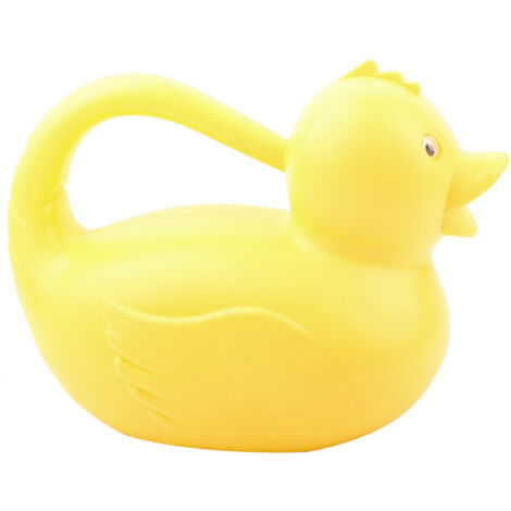 Arrosoir en plastique pour enfants, 1200ml, dessin animé, Animal, jouet de plage, jardinage, pot d'arrosage, canard jaune (1/5)