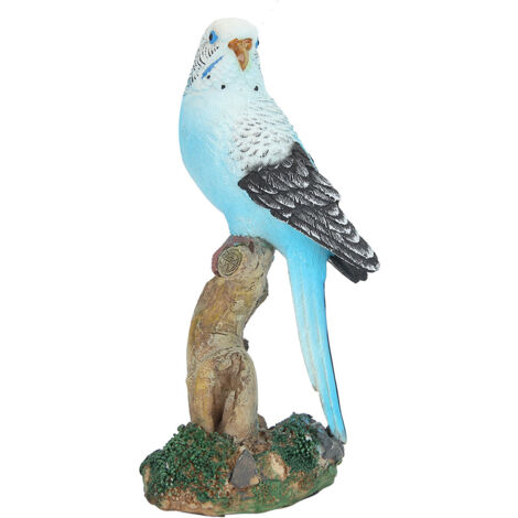 Décor de perroquet de Simulation distinctif modèle d'oiseau artificiel décoration de paysage de jardin à la maison (1/5)