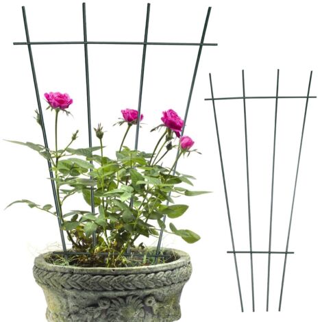 Cadre d'escalade de Jardinage Treillis d'escalade en Fer Support de Treillis de Jardin Support de Plante Cadre d'escalade de Jardinage pour Plantes Grimpantes D'intérieur en (1) (1/5)
