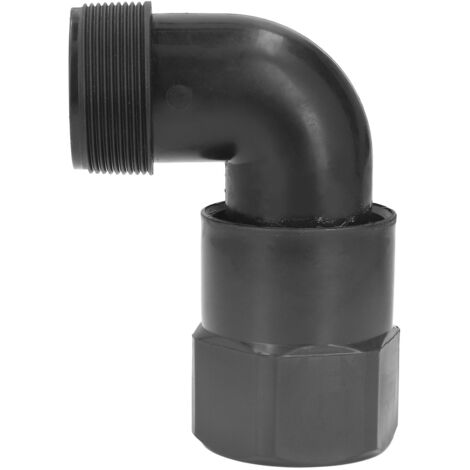 Coude de tuyau d'arrosage mobile, Rotation arbitraire de 360 °, connecteur coudé en plastique, adaptateur de tuyau avec connecteur coudé G2 pour pelouse (1/5)