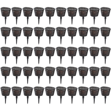 50 pièces panier d'engrais en plastique robuste Durable plantation bote de fertilisation pour plantes en pot maison balcons jardin (1/5)