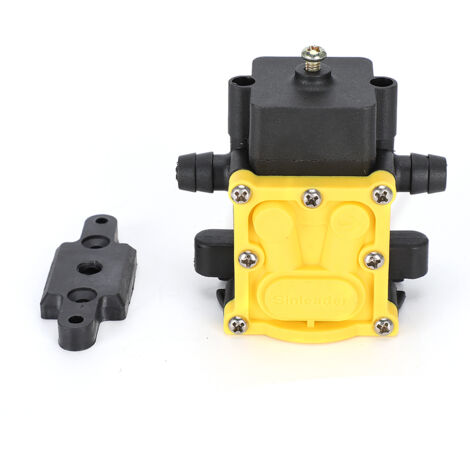 Pompe à pression à diaphragme 12V Agriculture Jardin Pulvérisateur électrique Pompe à eau AccessoiresType D Backflow Durable Double barbelé sans arrêt