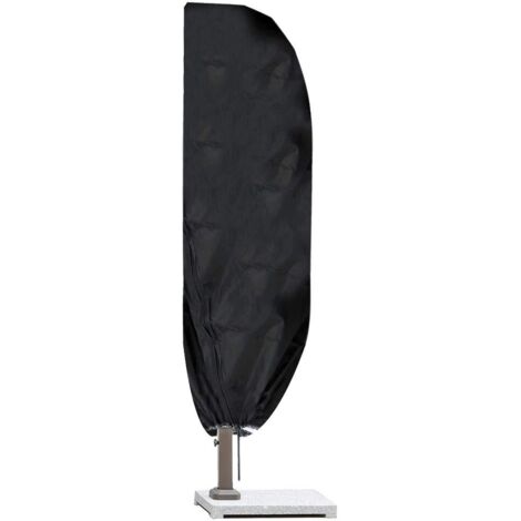 Housse de Pluie, Housse de Parapluie de Jardin antirouille côté imperméable réglable léger pour Patio(280 30/81/46cm) (1/5)