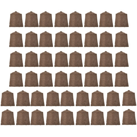Bouchons de croissance 50pcs bouchons de démarrage de semences Environet pour les applications hydroponiques et de sol de démarrage de semences (1/5)