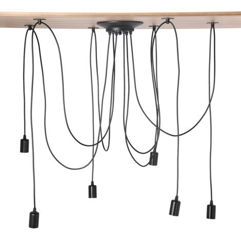 Support de lumière suspendu de Style Vintage industriel à 6 têtes, luminaires de suspension pour plafonnier (1/5)