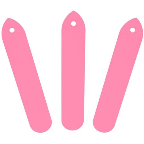 Étiquettes de Plantes Étiquettes de Plantes Pvc 100Pcs Pvc Jardin Plante Pot Marqueurs Stake Tags Yard Pépinière Semences Étiquette (Blanc) (Rose) (1/5)