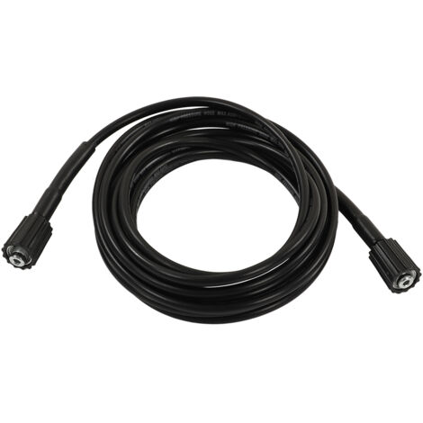 Tuyau de lavage à haute pression de 9m, tuyau de lavage de voiture, antidéflagrant, tuyau d'extension de nettoyage de l'eau en caoutchouc PVC, 2 extrémités, insertion M22 15MM (1/5)