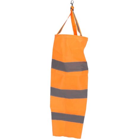 Indicateur de direction du vent de manche à air réfléchissant pour les parcs de jardin de ferme d'aéroport en plein air Orange100CM (1/5)