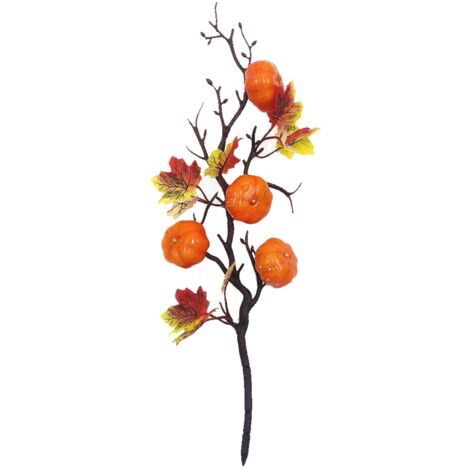 Décoration de Fausses Feuilles d'automne, Fausses Feuilles d'automne pour Thanksgiving, Décoration de Centre de Table de Cuisine Intérieure et Extérieure pour la Maison (z) (1/5)