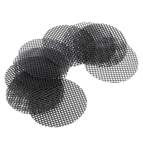10 PCS Jardinage Pot de Fleur Trou Maille Tapis Jardinage Pot De Fleur Trou Trou Maille Tapis Pad Usine D'empotage Bonsai Fond Grid Tapis(8cm / 3.1in) (1/5)