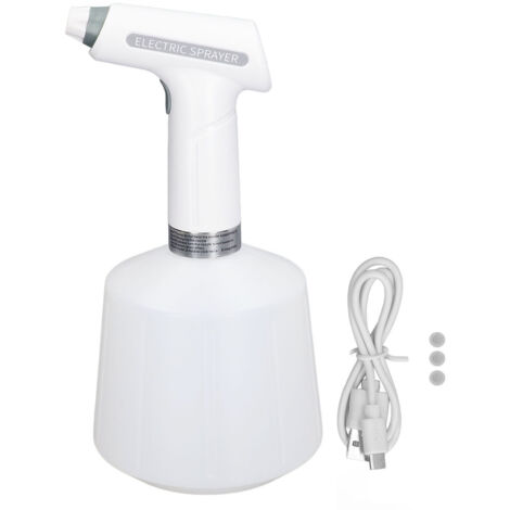 Pulvérisation de plantes électriques ABS HDPE automatique brumisateur de plantes dispositif d'arrosage de plantes à haute pression pour jardin cour ferme 1.5L (1/5)