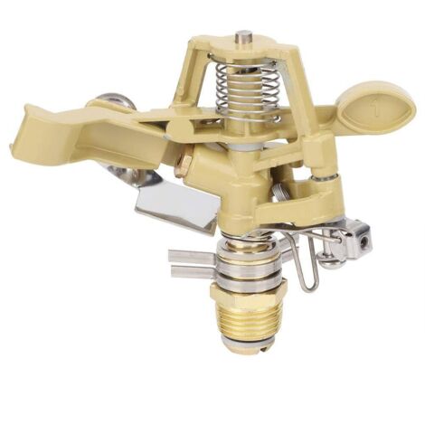 Buse de pulvérisation, G3/4 Pouces en Alliage d'aluminium Jardin Pelouse Rocker Arm Buse d'irrigation Eau Spray Sprinkler Head (1/5)