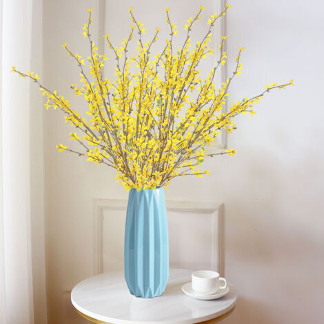 Fleurs Artificielles Et Branches – Lot De 67 Pièces, 9 Variétés – Plastique Réaliste, Tiges Réglables – Décoration Maison, Mariage