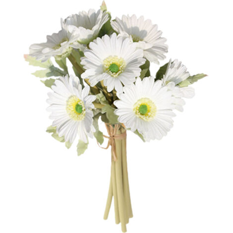 Fleurs de Marguerite Artificielles en Vrac, Arrangements Floraux Colorés de Simulation pour la Décoration de Jardin de Fête à la Maison (210510QJ02-6) (1/5)