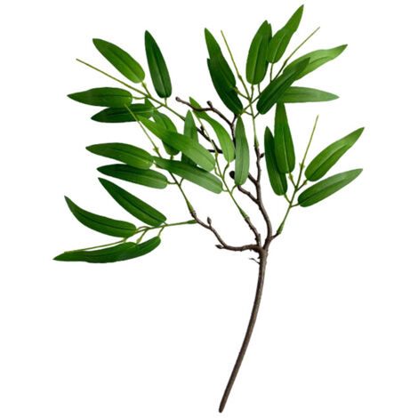Feuille D'eucalyptus de Simulation, Fausse Feuille de Mur D'arrangement de Fleur de Verdure pour Les Décorations Extérieures de Jardin de Mariage à la Maison (C) (1/5)